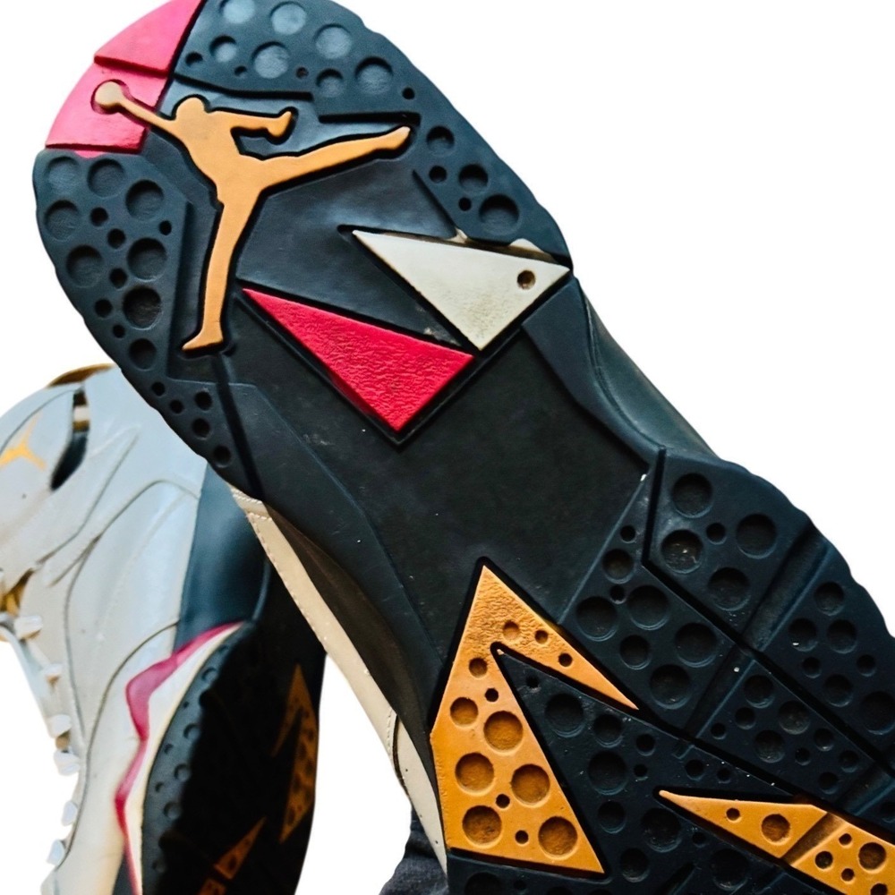 Air Jordan 7 Retro REFLECTIONS Cardinal 2011 White Red Bronze Mens Size 14 - Picture 5 of 9